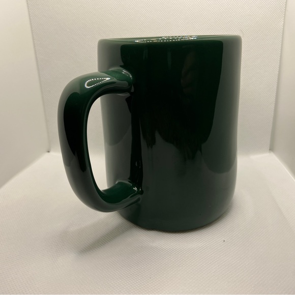 Rae Dunn Santa’s Helper Mug in Green with Cream Letters, NWOT - Picture 5 of 6